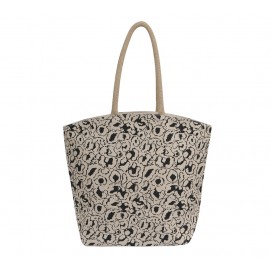 MARBLE PRINT TOTE BAG