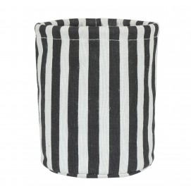 BLACK AND WHITE STRIPE GROW BAG