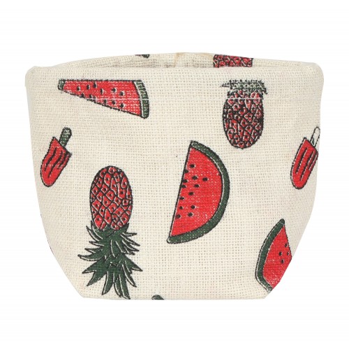 Printed Jute Plant Pot Bags