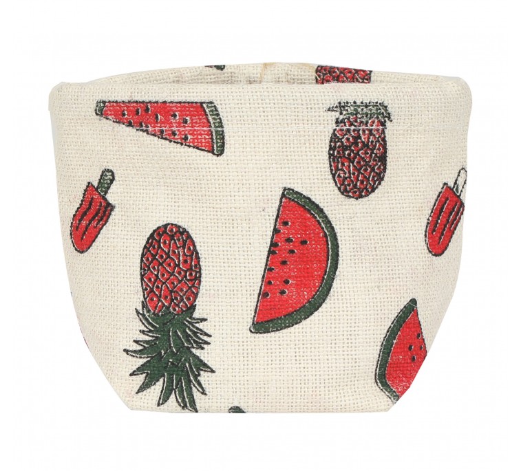 Printed Jute Plant Pot Bags