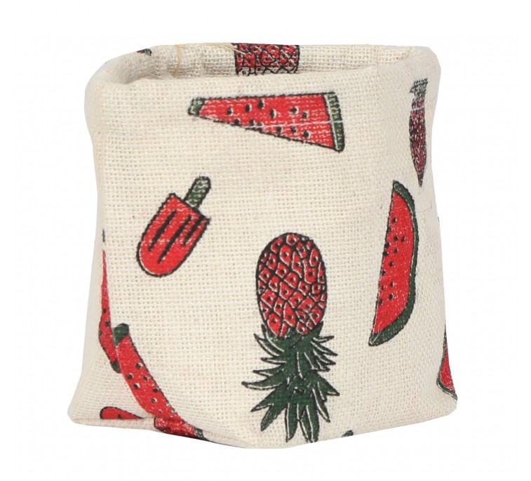 Printed Jute Plant Pot Bags