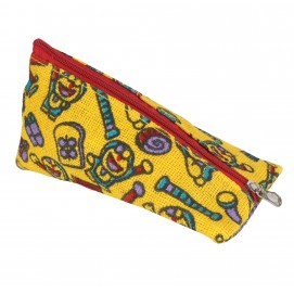Triangle Printed pencil pouch
