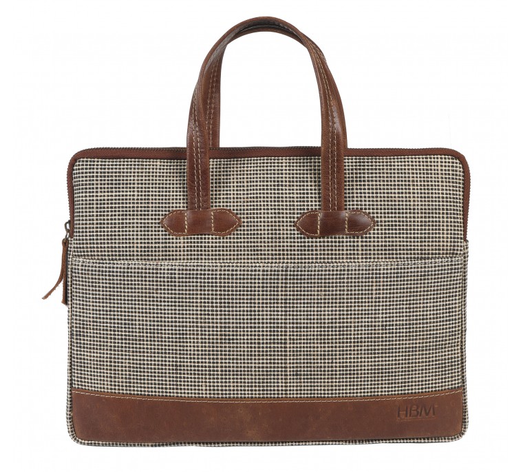 Oxford Jute Leather bags