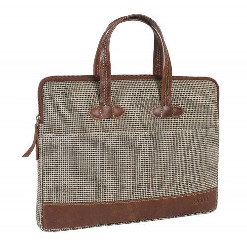 Oxford Jute Leather bags