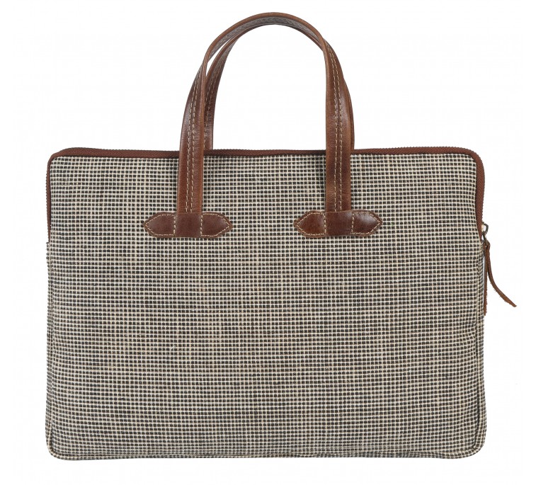 Oxford Jute Leather bags