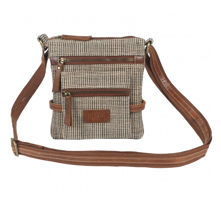 Oxford Jute Leather bags