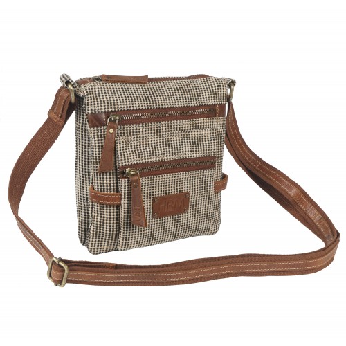 Oxford Jute Leather bags