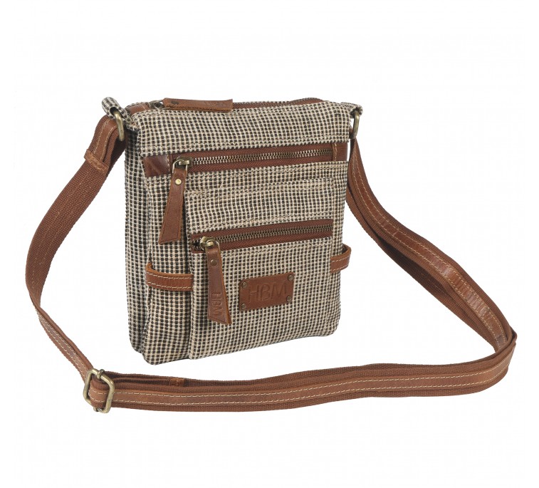 Oxford Jute Leather bags