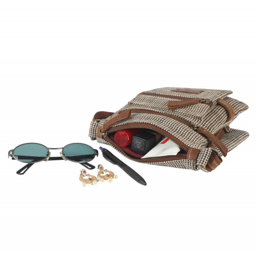 Oxford Jute Leather bags
