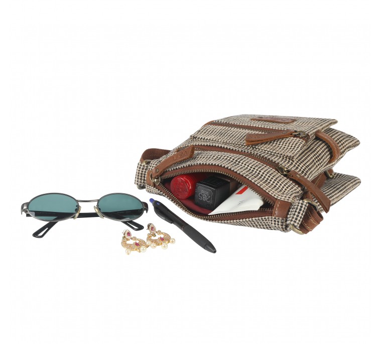 Oxford Jute Leather bags