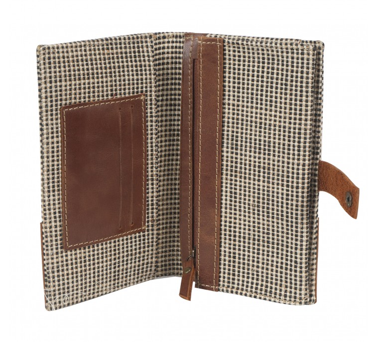 Oxford Jute Leather bags