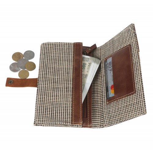 Oxford Jute Leather bags