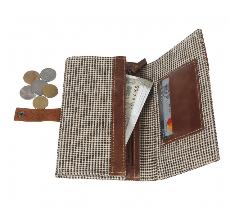 Oxford Jute Leather bags