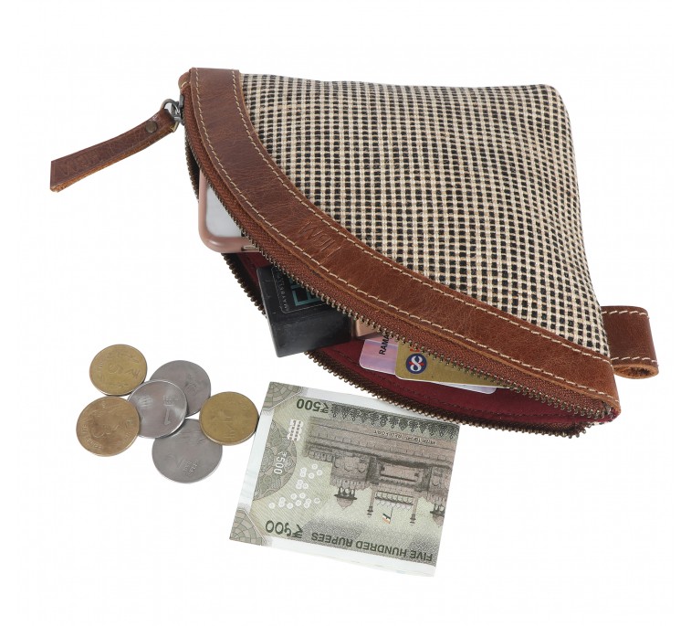 Oxford Jute Leather bags