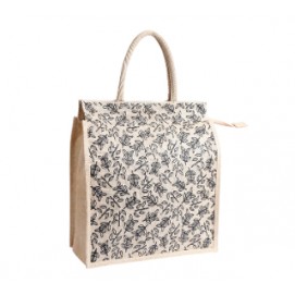 Natural Burlap Leaf Jute Bag