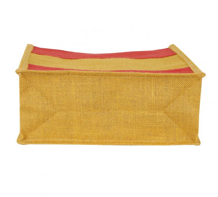 Color mix jute bag