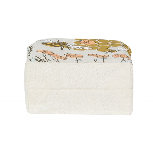 honey bee printed canvas bag