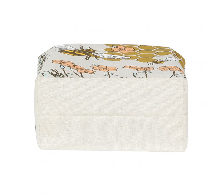 honey bee printed canvas bag