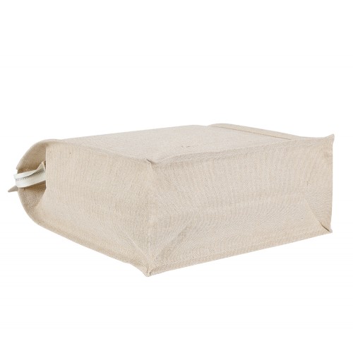 Rope and cane handle juco bag