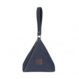 Denim wrist wrap bag