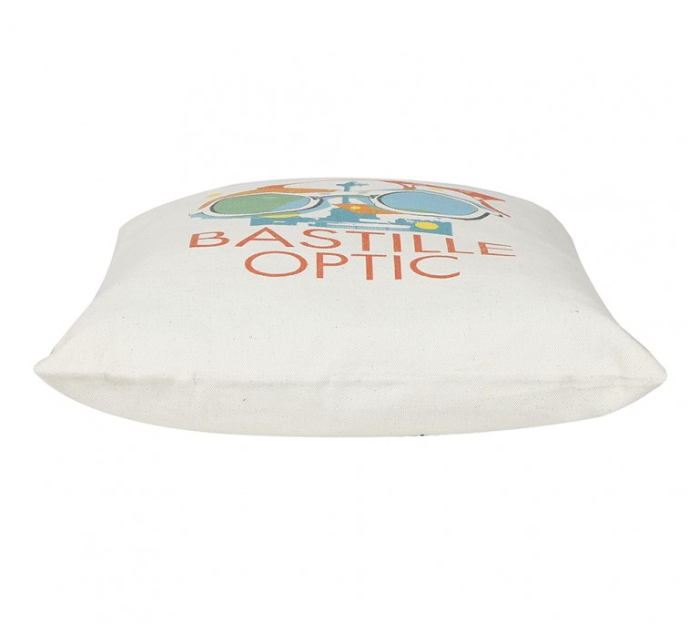 Printed Milky White canvas bag
