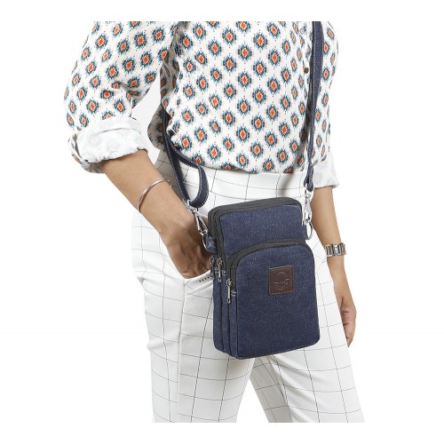 Small Denim Sling Bag