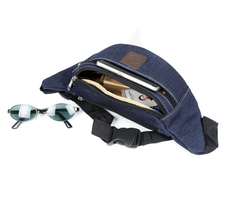 Denim Waist bag