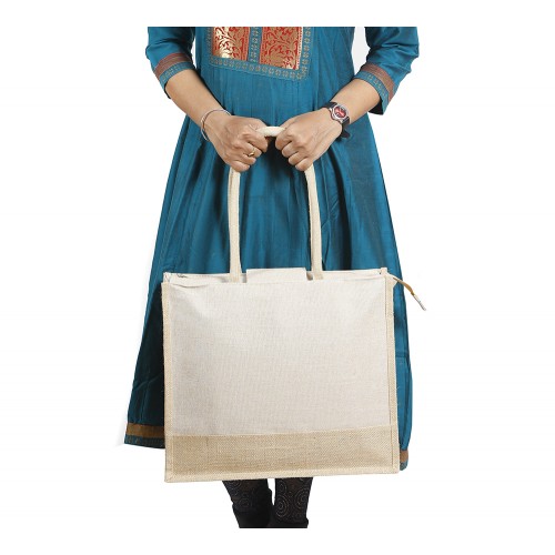 White Juco hand bag