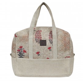 FLORAL PRINT HAND BAG