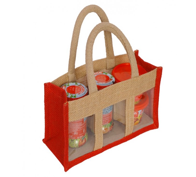 Jute Jar Bottle Bags