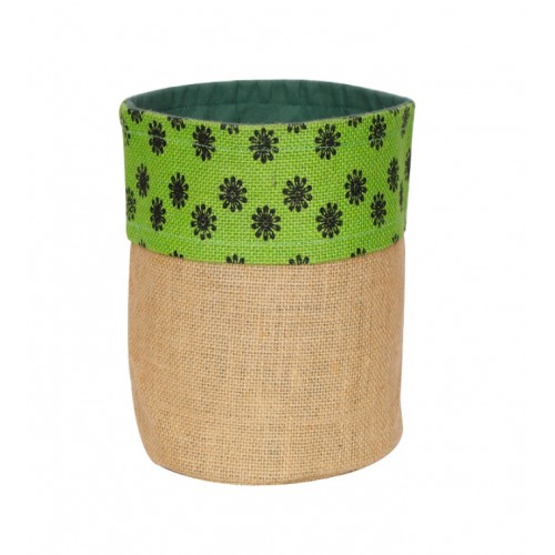 Printed Jute Plant Pot Bags
