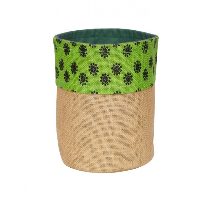 Printed Jute Plant Pot Bags
