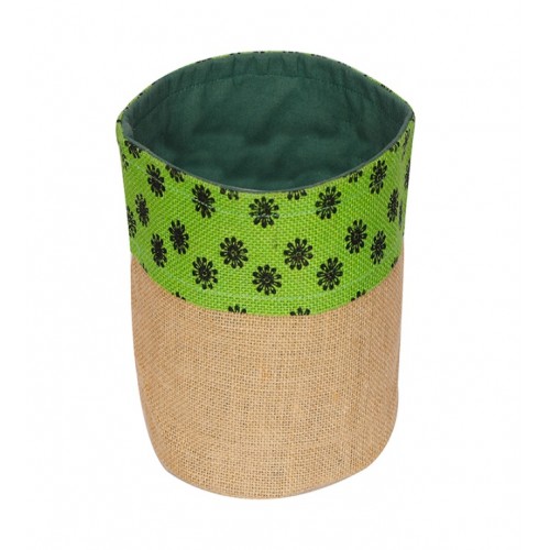 Printed Jute Plant Pot Bags