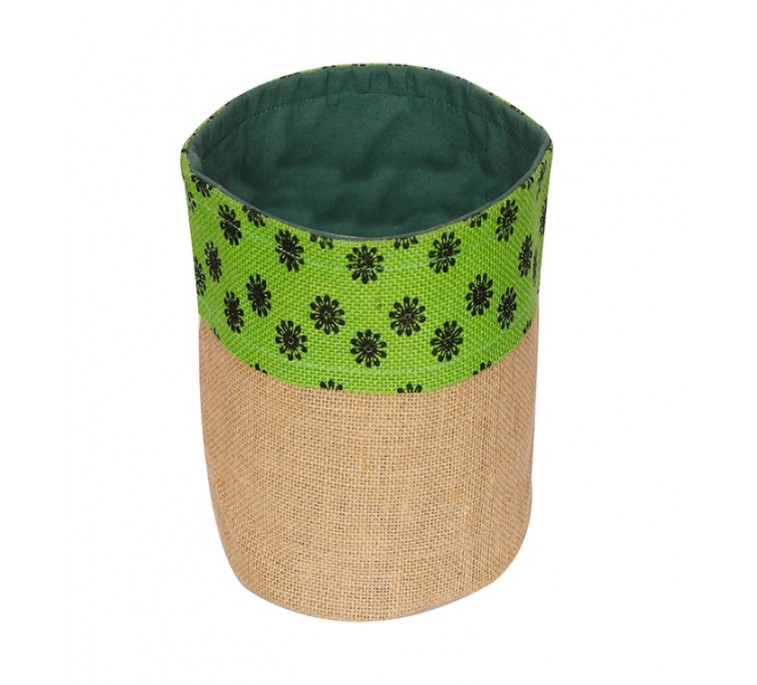 Printed Jute Plant Pot Bags