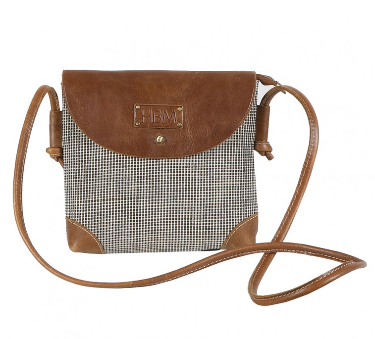 Oxford Jute Leather bags