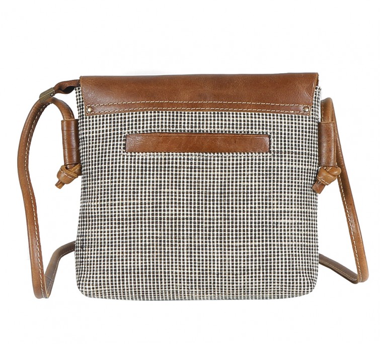Oxford Jute Leather bags