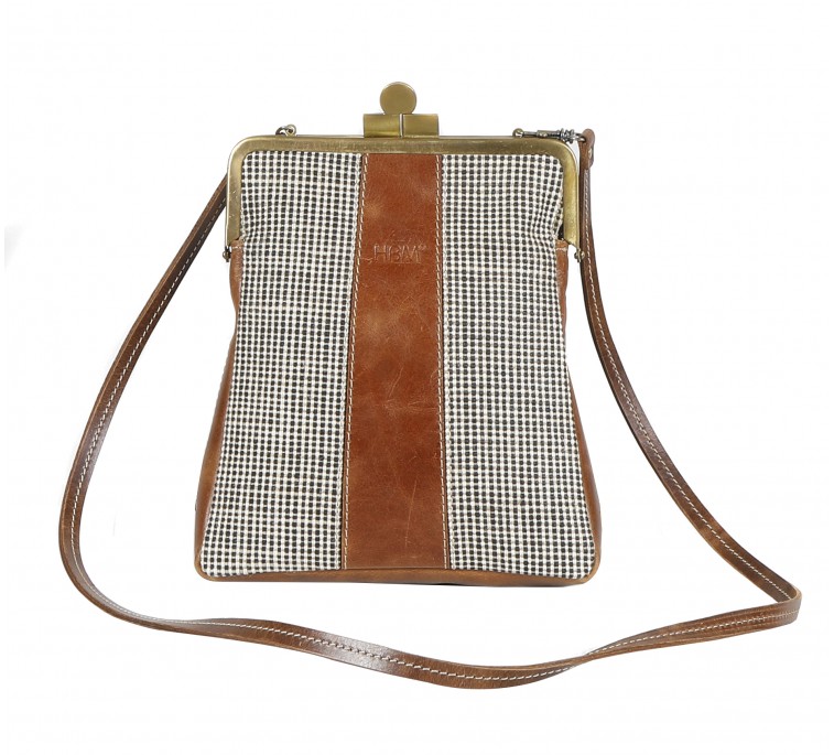 Oxford Jute Leather bags