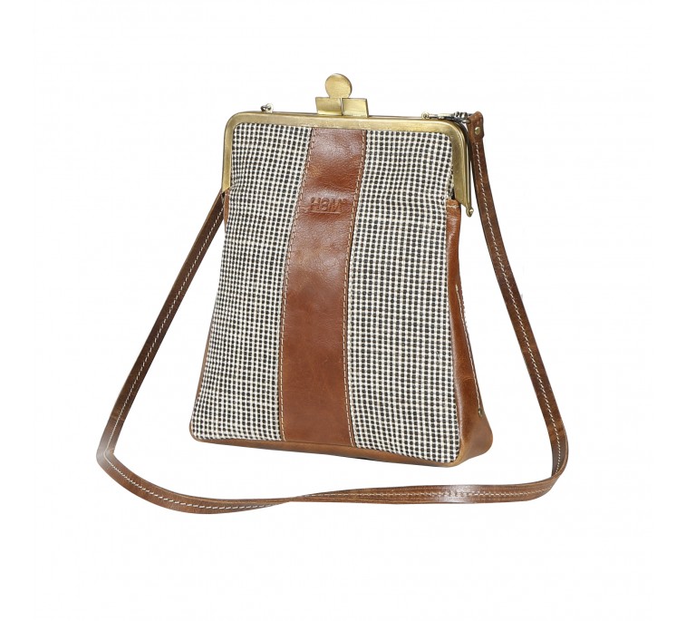 Oxford Jute Leather bags