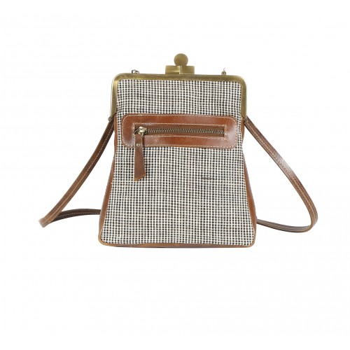 Oxford Jute Leather bags