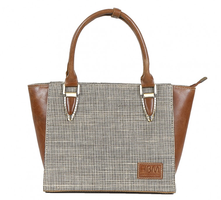 Oxford Jute Leather bags