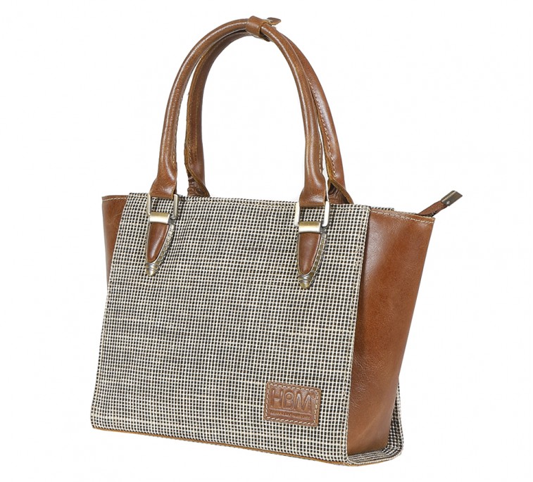 Oxford Jute Leather bags
