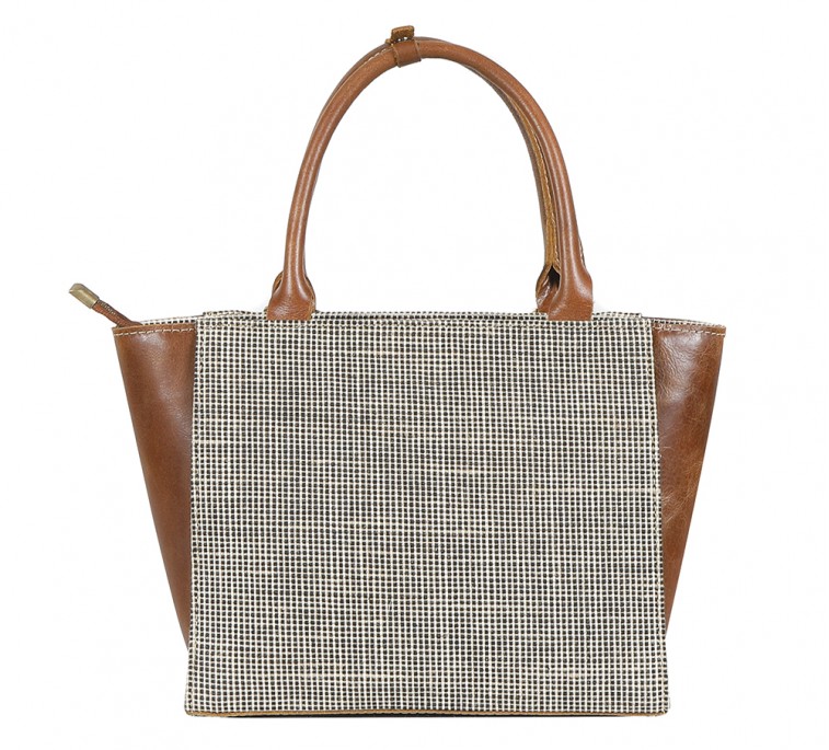 Oxford Jute Leather bags