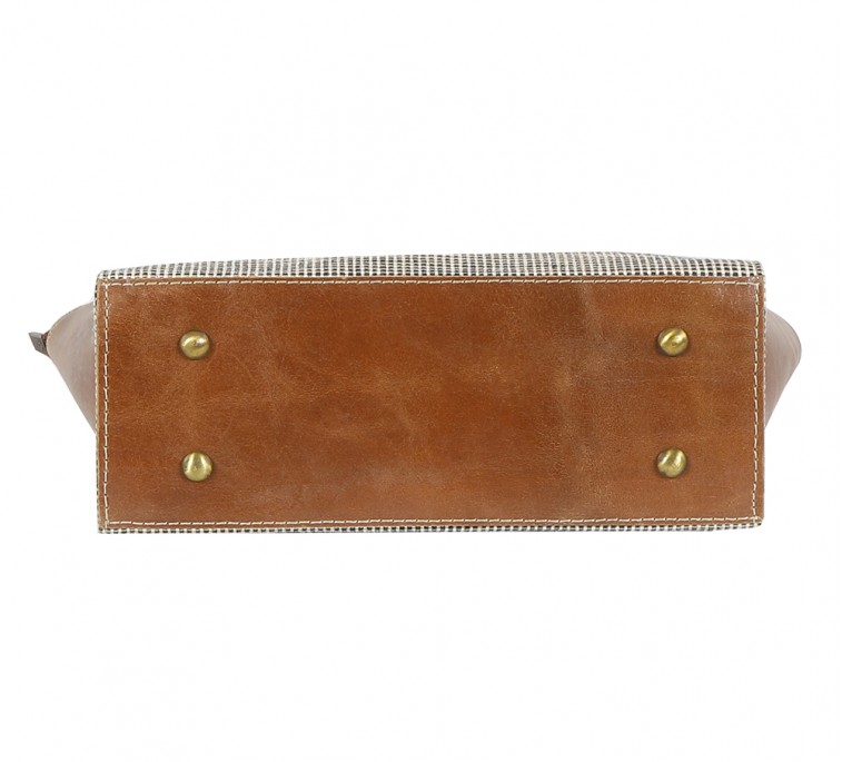 Oxford Jute Leather bags