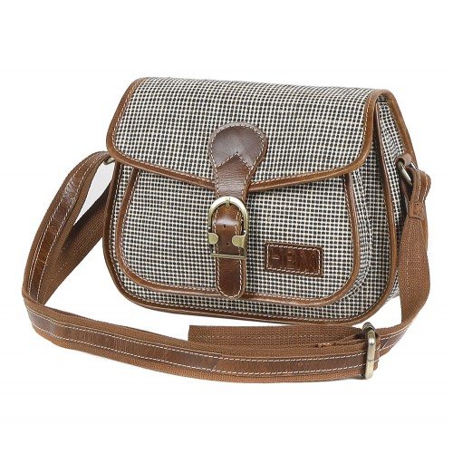 Oxford Jute Leather bags