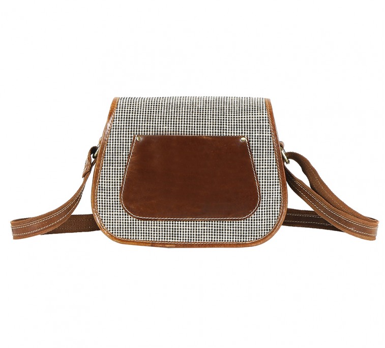 Oxford Jute Leather bags