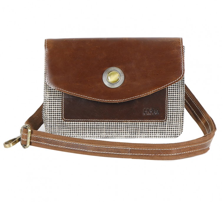Oxford Jute Leather bags