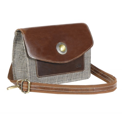 Oxford Jute Leather bags