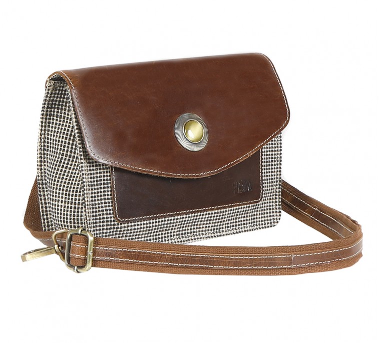 Oxford Jute Leather bags