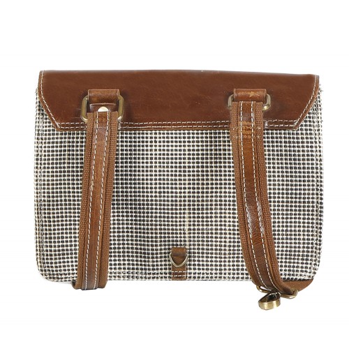 Oxford Jute Leather bags