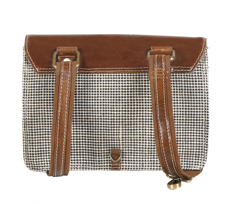 Oxford Jute Leather bags